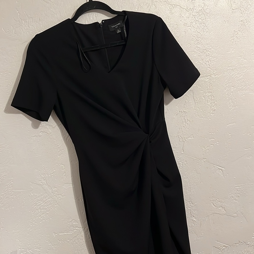 Stretch Crepe Side Knot Dress
Tahari ASL - Picture 3 of 10